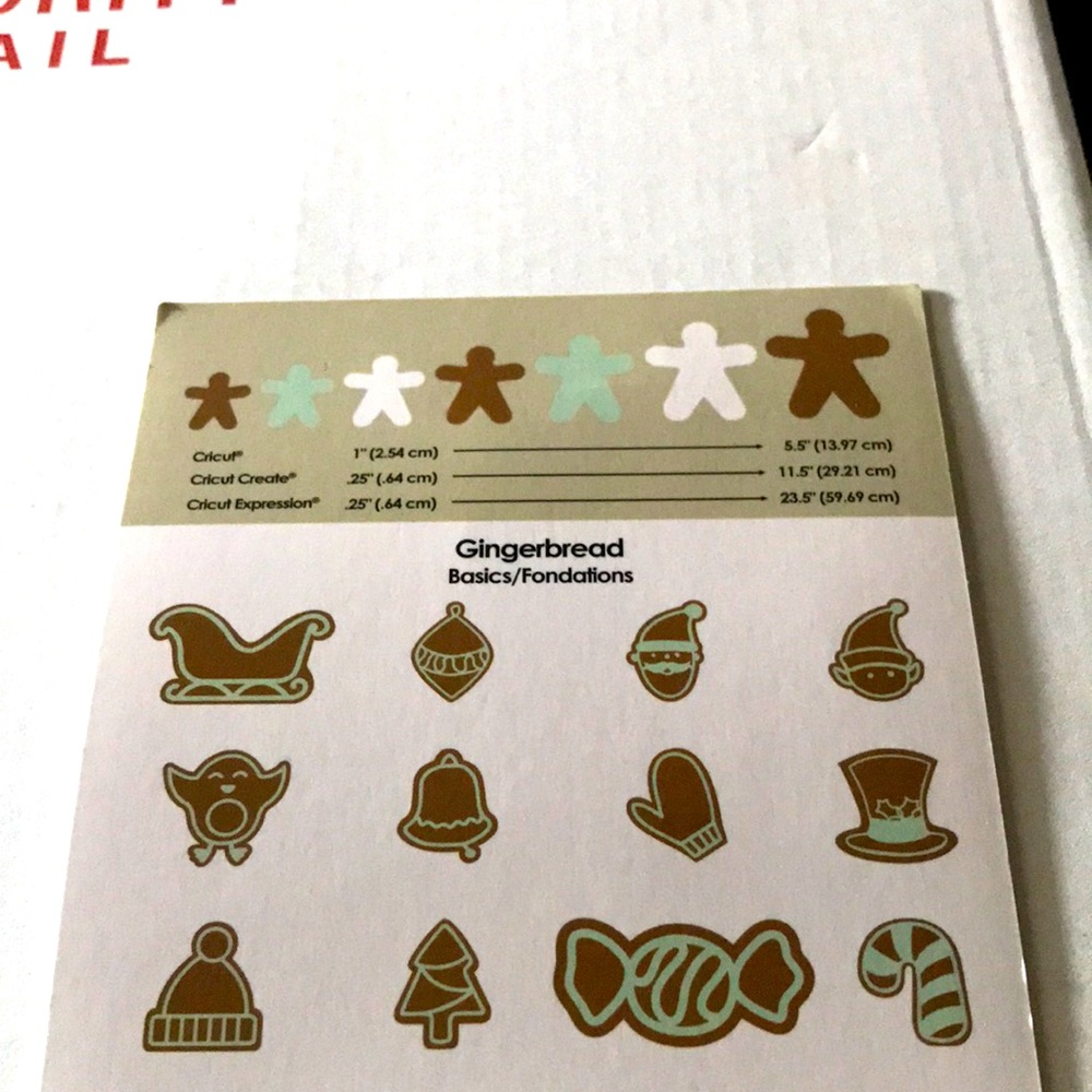 Cricut Gingerbread Card Making Final Sale